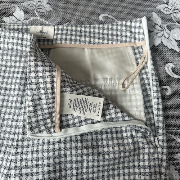 Aritzia Wilfred Kick Flare Pant in Black/ Espace Gingham Sz 0 - Picture 5 of 13